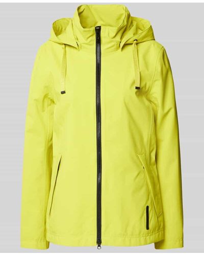 Fuchs & Schmitt Softshell-Jacke mit Kapuze - Gelb