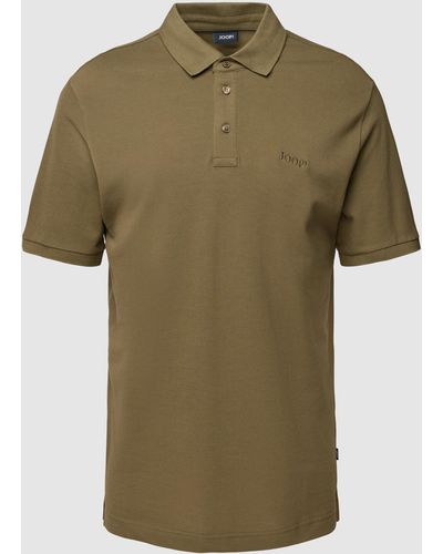 Joop! Poloshirt mit Label-Stitching Modell 'Primus' - Grün