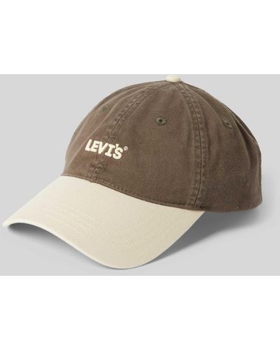 Levi's Basecap mit Colour-Blocking-Design - Grün