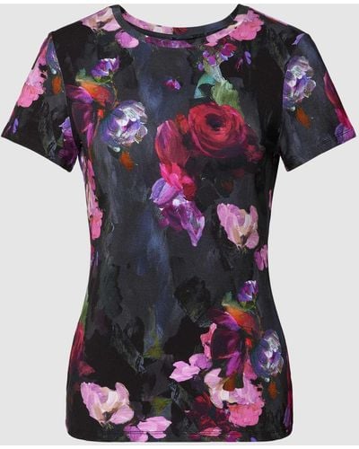 Ted Baker T-Shirt mit Allover-Muster Modell 'KARLYAA' - Pink
