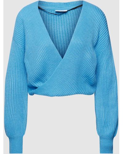 Noisy May Gebreide Pullover - Blauw