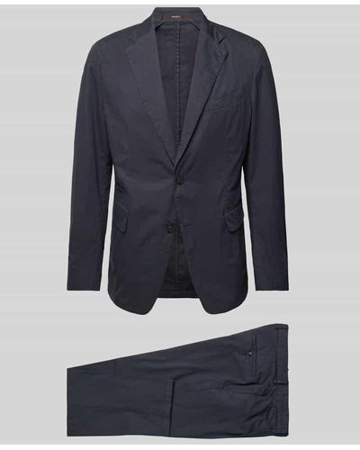 Windsor. Anzug in unifarbenem Design - Blau