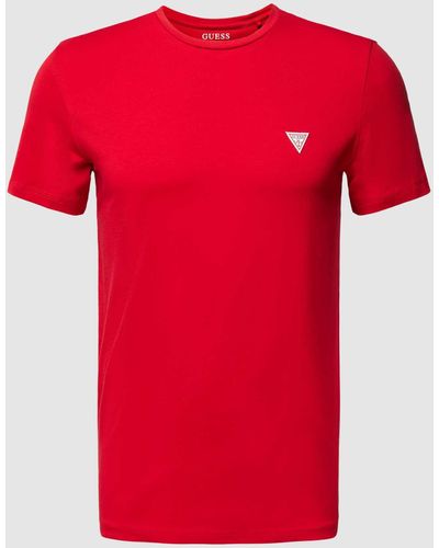 Guess T-shirt Met Logodetail - Rood