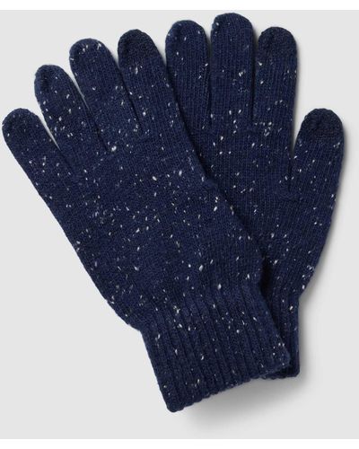 Jack & Jones Handschuhe mit Label-Detail Modell 'CLIFF' - Blau