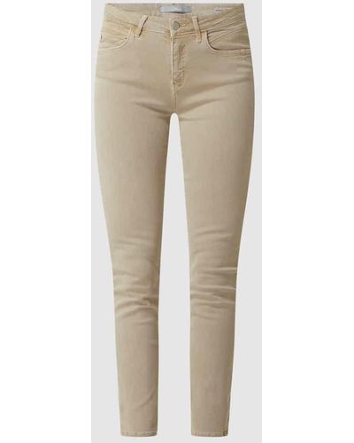 Mavi Super Skinny Fit Jeans mit Stretch-Anteil Modell 'Adriana' - Natur