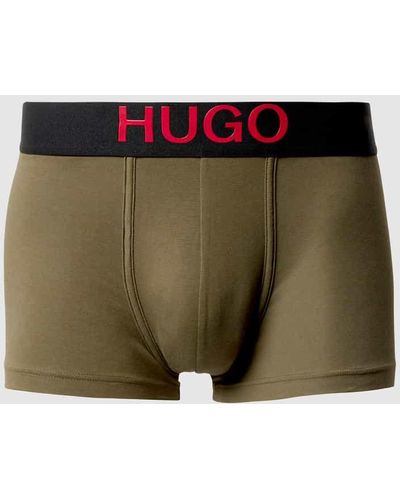 HUGO Trunks mit Logo-Bund - Grün