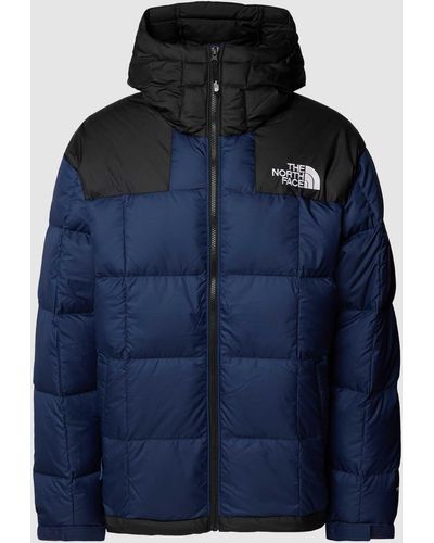 The North Face Donsjack Met Labelstitching - Blauw