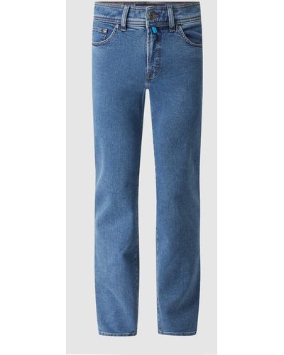 Pierre Cardin Straight Fit Jeans Met Biologisch Katoen, Model 'dijon' - Blauw