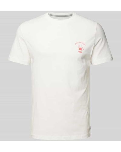 S.oliver T-Shirt mit Motiv-Print - Weiß