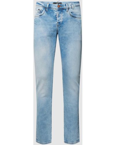 LTB Jeans mit Label-Patch Modell 'Servando' - Blau