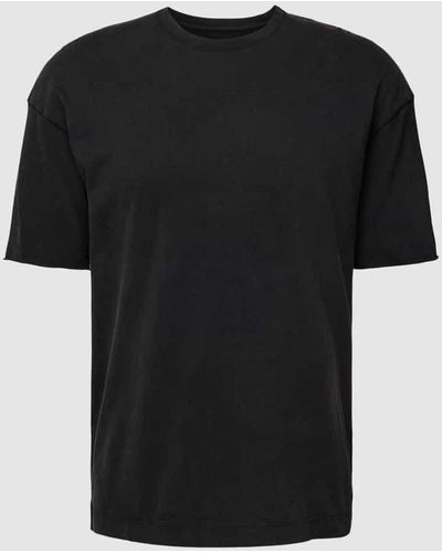 DRYKORN T-Shirt mit Label-Detail Modell 'EROS' - Schwarz