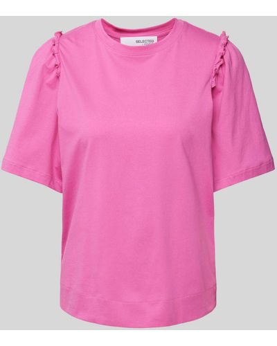 SELECTED T-shirt - Roze