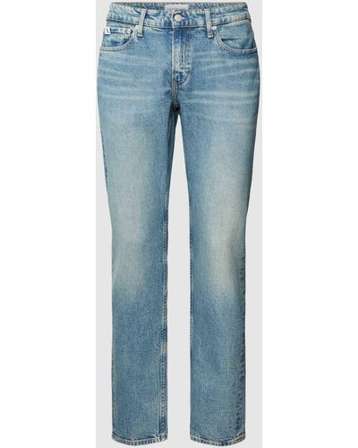 Calvin Klein Slim Fit Jeans - Blauw