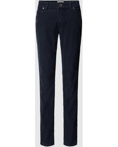Marc O' Polo Slim Fit Jeans im 5-Pocket-Design Modell 'ALBY Slim' - Blau