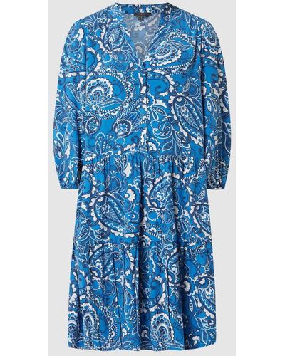 Esprit Kleid aus Viskose - Blau