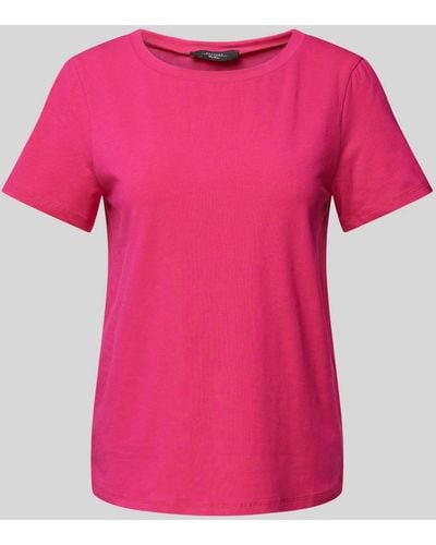 Weekend by Maxmara T-Shirt mit Rundhalsausschnitt Modell 'MULTIF' - Pink
