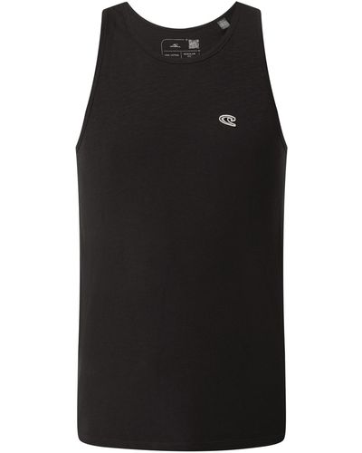 O'neill Sportswear Regular Fit Tanktop aus Baumwolle - Schwarz