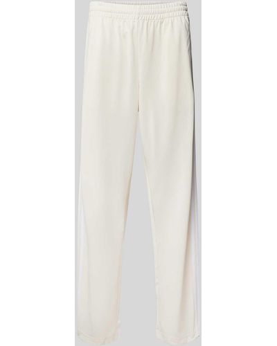 adidas Originals Regular Fit Sweatpants elastischem Bund Modell 'FIREBIRD' - Weiß