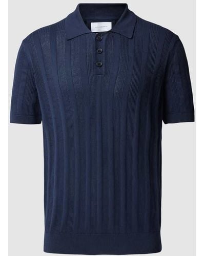 Baldessarini Regular Fit Freizeithemd mit Polokragen Modell 'Klosy' - Blau