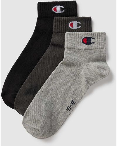 Champion Socken mit Label-Detail im 3er-Pack Modell 'Quarter Sock' - Mehrfarbig