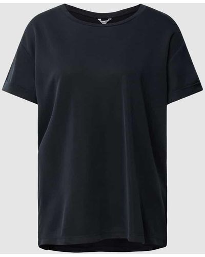 Mbym T-Shirt mit Rundhalsausschnitt Modell 'Amana' - Schwarz