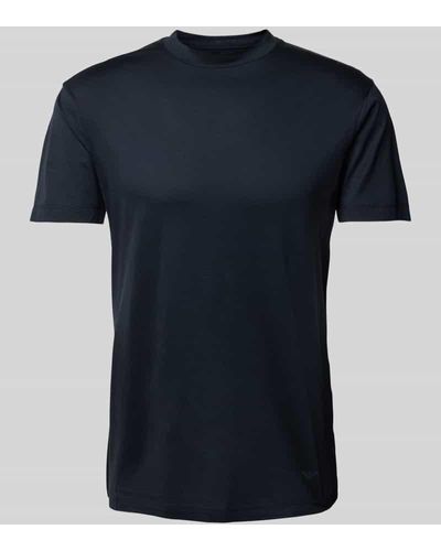 Emporio Armani T-Shirt mit Rundhalsausschnitt - Blau