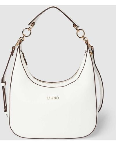 Liu Jo Hobo Bag in Leder-Optik Modell 'JORAH' - Weiß