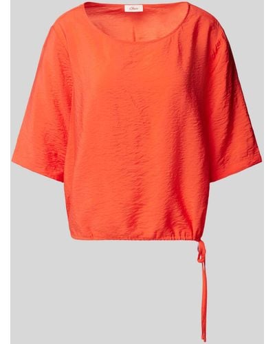 S.oliver Bluse mit 3/4-Arm - Rot