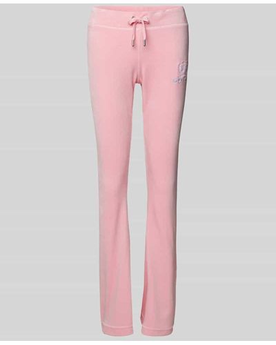 Juicy Couture Sweatpants mit Label-Stitching - Pink