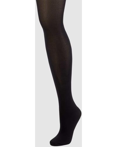 Wolford Stay-ups aus weichem Material Modell 'Velvet Deluxe' - 50 DEN - Schwarz