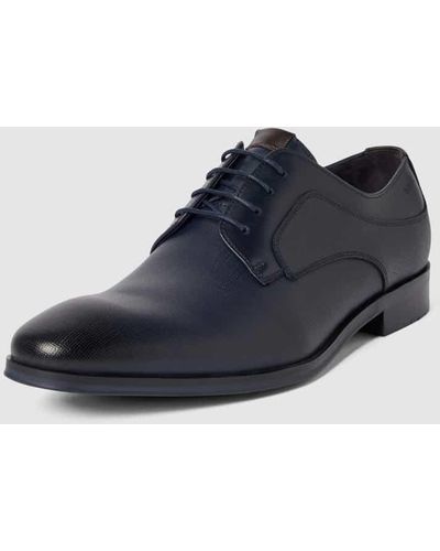 DIGEL Derby-Schuhe mit Schnürverschluss Modell 'Sio' - Blau