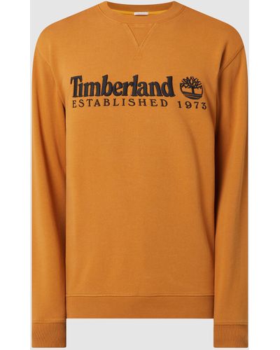 Timberland Sweatshirt Met Logo - Oranje