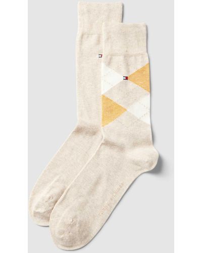 Tommy Hilfiger Socken mit Logo-Print im 2er-Pack - Weiß