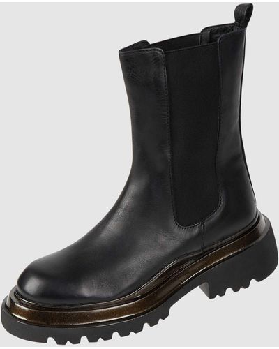 Inuovo Chelsea Boots Met Leerlook - Zwart