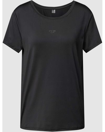 Roxy T-shirt Met Logodetail - Zwart