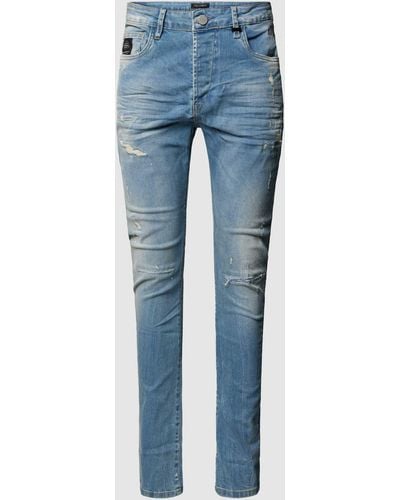 Elias Rumelis Slim Fit Jeans - Blauw