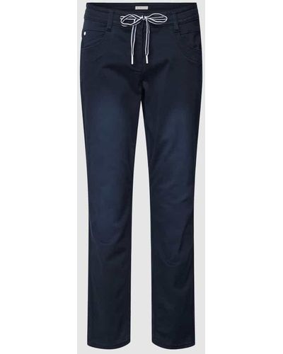 Tom Tailor Tapered Relaxed Fit Chino mit Stretch-Anteil in marineblau