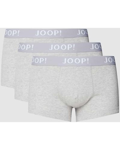 Joop! Trunks mit Label-Detail im 3er-Pack - Weiß