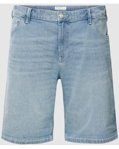 Tom Tailor PLUS SIZE Jeansshorts im 5-Pocket Design - Blau