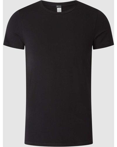Hom T-Shirt mit Stretch-Anteil - Schwarz