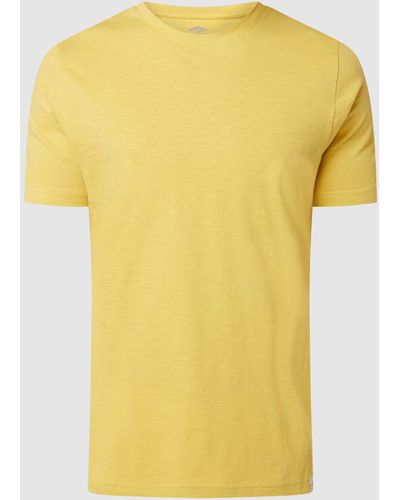 Fynch-Hatton T-shirt Van Slubjersey - Geel