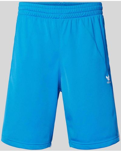 adidas Originals Regular Fit Shorts mit Label-Stitching Modell 'FBIRD' - Blau