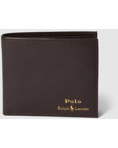Polo Ralph Lauren Portemonnaie mit Label-Print - Braun