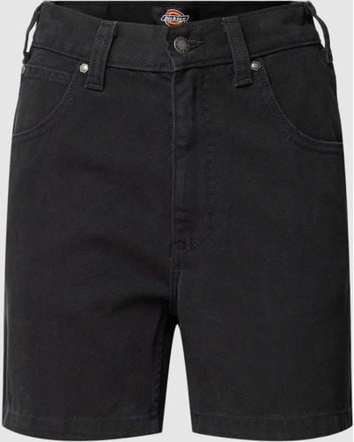 Dickies Shorts im 5-Pocket-Design Modell 'DUCK CANVAS' - Schwarz