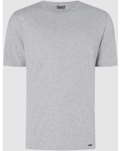 Hanro T-Shirt aus Single Jersey - Grau
