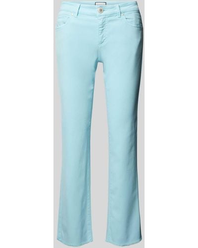 Seductive Bootcut Jeans im 5-Pocket-Design Modell 'CLAIRE' - Blau