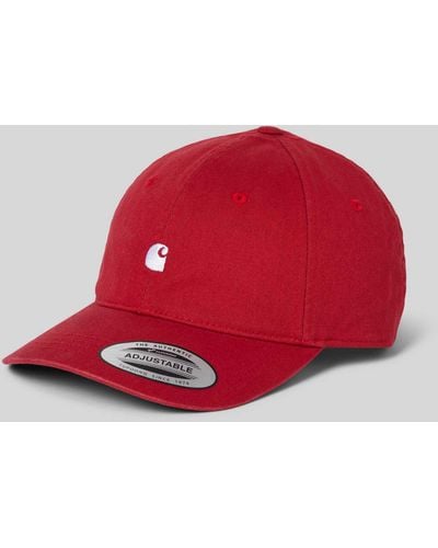 Carhartt Basecap mit Logo-Stitching Modell 'MADISON' - Rot