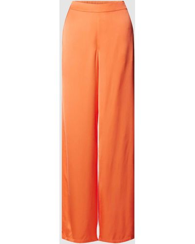 SELECTED Stoffen Broek Met Steekzakken Opzij - Oranje