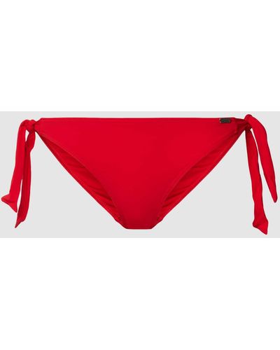 Banana Moon Bikini-Hose mit Schleifen-Details Modell 'MENDA SPRING' - Rot