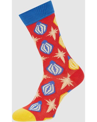 DillySocks Socken mit Allover-Muster - Blau